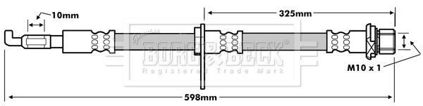 BORG & BECK Jarruletku BBH7248